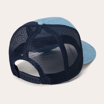Trucker-Kappe mit 1865-Patch aus gewaschenem Denim