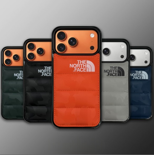 Custodia protettiva per iPhone antiurto stile Puffer