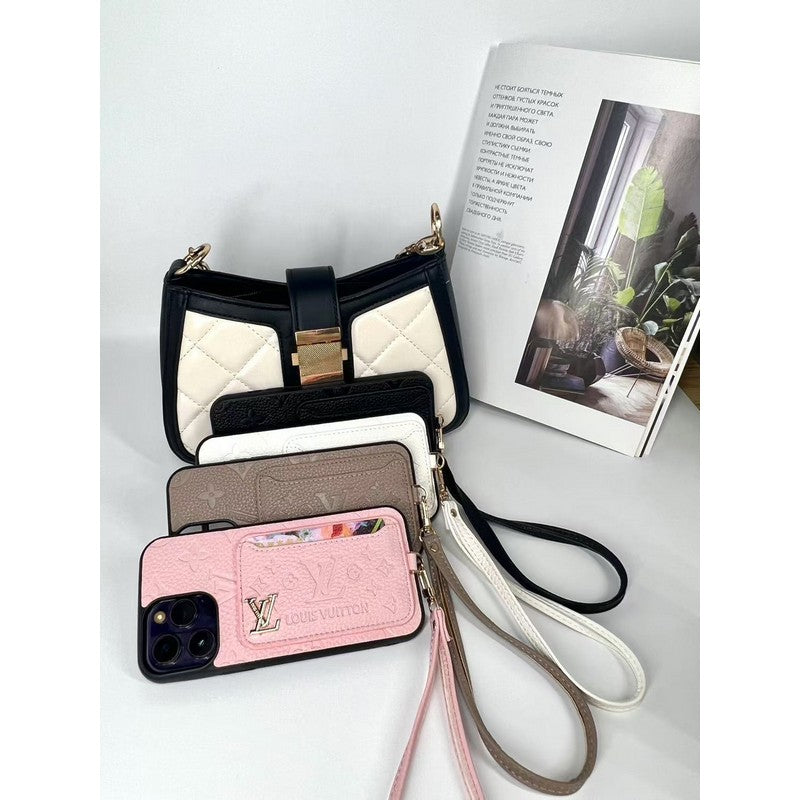 Luksus Fire farver Card Bag iPhone etui
