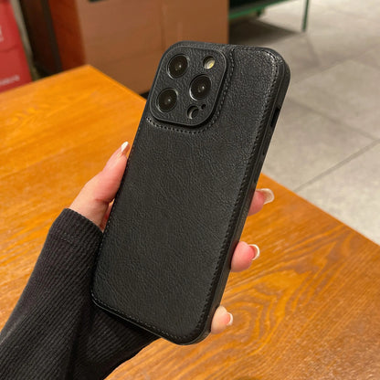 Premium vintage læder iPhone-etui – Soft Touch stødsikkert beskyttelsescover