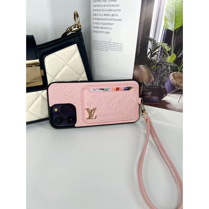 Luksus Fire farver Card Bag iPhone etui