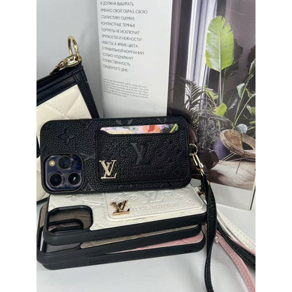 Luksus Fire farver Card Bag iPhone etui