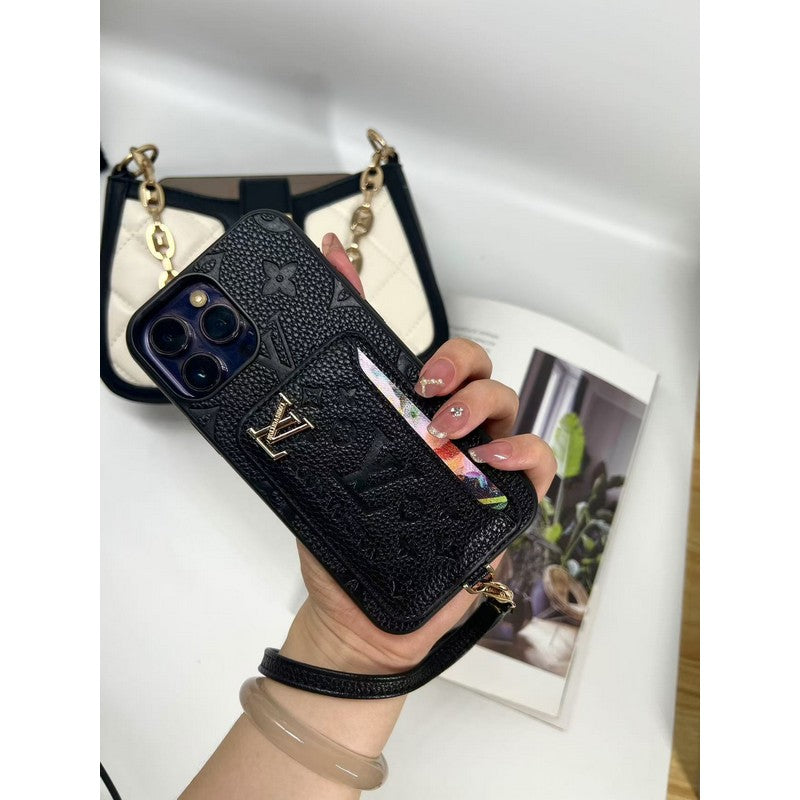 Luksus Fire farver Card Bag iPhone etui