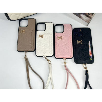 Luksus Fire farver Card Bag iPhone etui