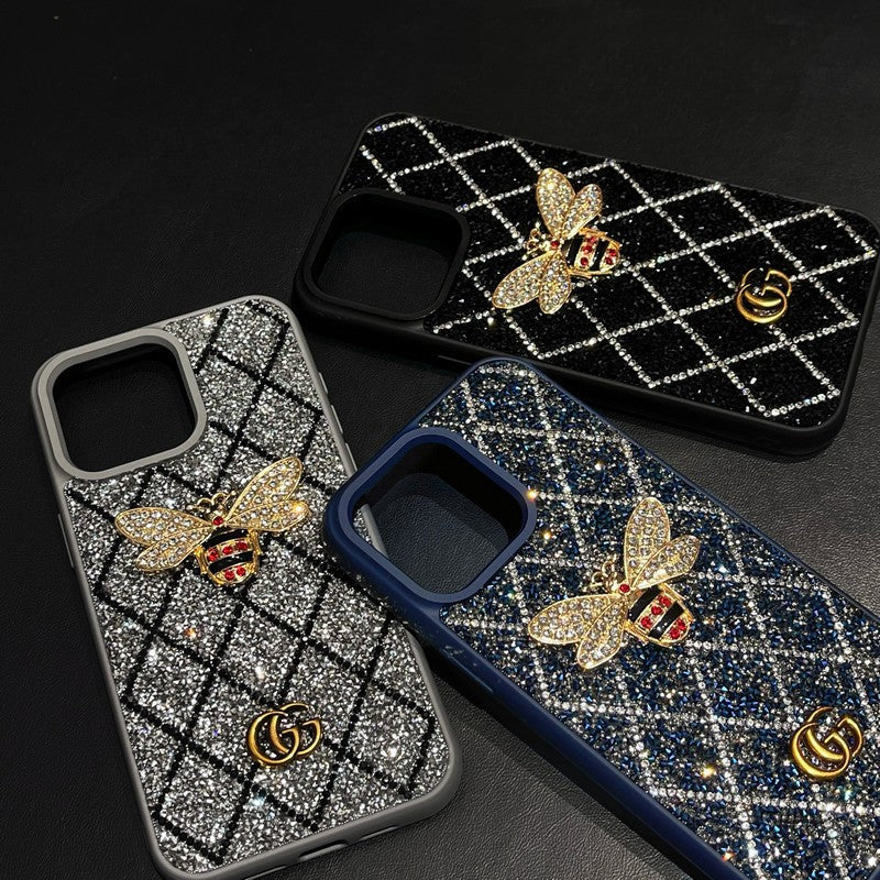 Premium Bee Diamond iPhone-etui