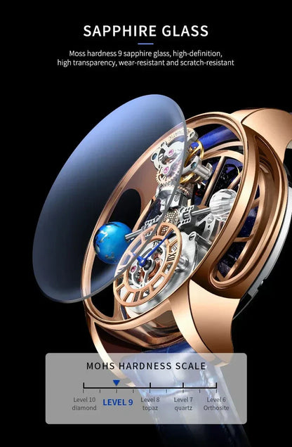 Galactic Pioneer Chronograph Tourbillon Luxury Watch
