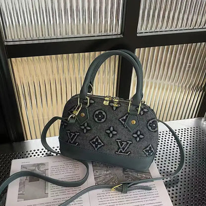 Vintage Denim Mini Dome Bag, Handbag & Crossbody Bag