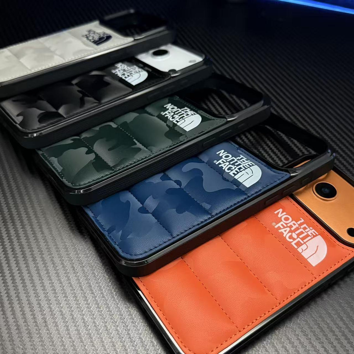 Puffer Style stødabsorberende beskyttende iPhone-etui