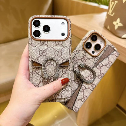 Premium Classic Canvas Card Holder iPhone-etui
