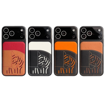 حافظة iPhone الجديدة ذات الفتحة الجلدية الفاخرة لعام 2026 - إصدار محدود لعام الحصان