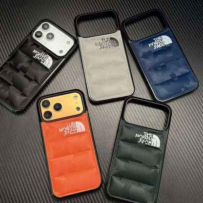 Puffer Style stødabsorberende beskyttende iPhone-etui