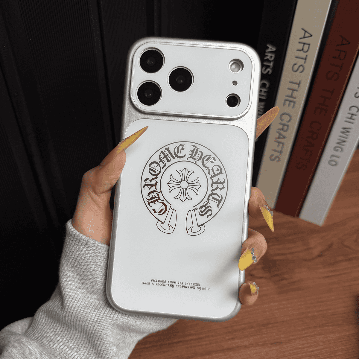 Chrome Hearts beskyttende iPhone-etui