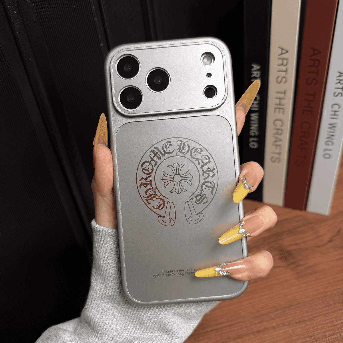 Chrome Hearts beskyttende iPhone-etui