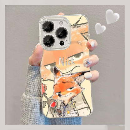 Zootopia-inspireret iPhone-coversæt – Judy Hopps & Nick Wilde