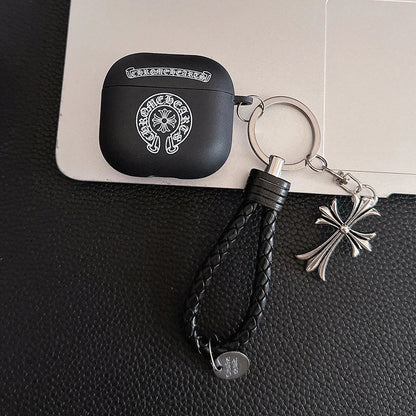 Gothic Cross AirPods Case with Charm