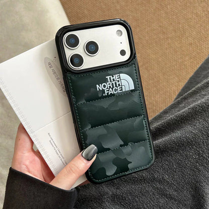 Puffer Style stødabsorberende beskyttende iPhone-etui