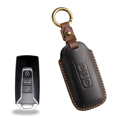 Top Grain Leather Volkswagen key Case