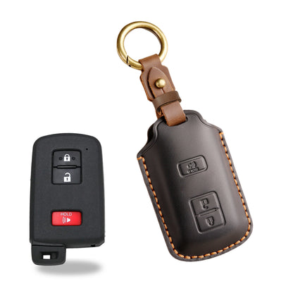 Top Grain Leather Toyota key Case