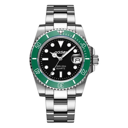 TitanX Elite Men's Quartz Sport Watch – Luxury 30M Waterproof Stainless Steel Dive Timepiece | Relógio Masculino