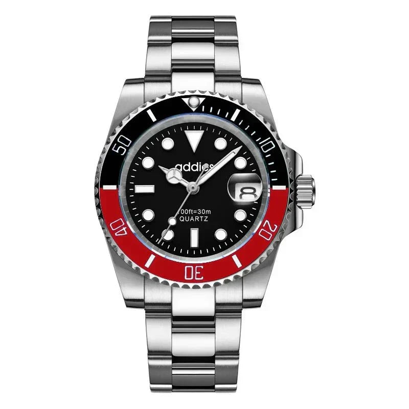 TitanX Elite Men's Quartz Sport Watch – Luxury 30M Waterproof Stainless Steel Dive Timepiece | Relógio Masculino