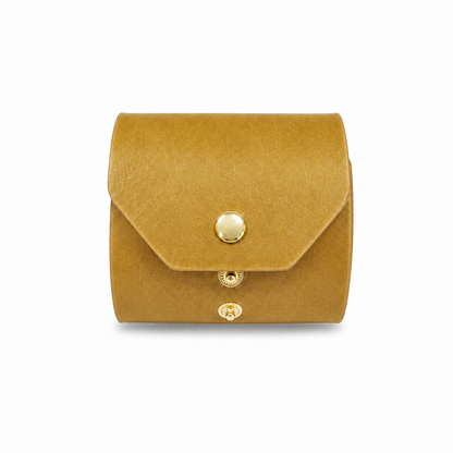 Handcrafted Leather Cash Wrap Wallet — Slim, Minimal, Essential
